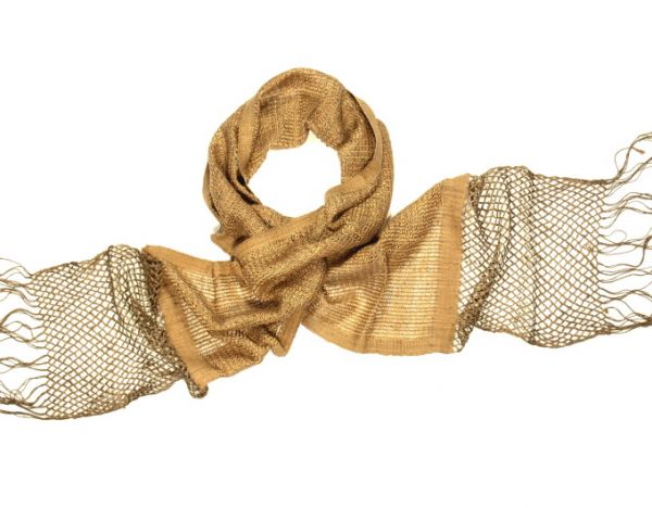 Phalanx handelaar het ergste Gouden sjaal met knopen - Counting Flowers