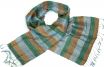 Silk scarf with pine green