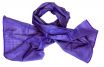 Soft silk shawl blue violet