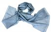 Soft and thin silk scarf silver