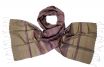 Soft silk scarf olive