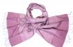 Striped silk scarf lac