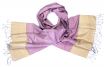 Naturally dyed silk scarf rosy