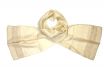 Silk scarf gold olive