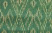 Silk scarf green ikat